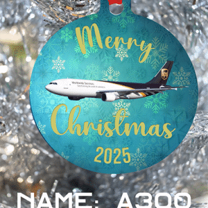 UPS Ornament - Merry Christmas, Happy Holidays, or Happy Hannukah
