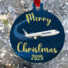 Eastern airlines christmas ornament, happy holidays.